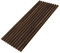 EmsCraft24 Akustikpaneele 1,228m² - 275cm x 46cm x 1.8cm - | Akustikpaneel | Lamellenverkleidung | Wandverkleidung | Akustikfilz | Wandpaneele auf filz (036 - Nussbaum Columbia)