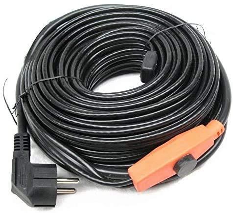 24m Auftaukabel Frostschutzkabel Heizkabel Begleitheizung Leitung Dachrinnenheizung AWZ