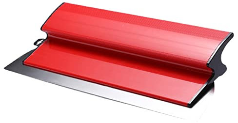 F Fityle Spatola lisciante per cartongesso - Cazzuola per intonaco per pareti in acciaio inossidabile Rasatura adatta per attrezzi da parete, 60 cm
