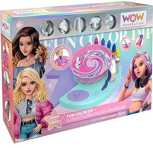 WOW GENERATION - Set Creativo de Pintura, Manualidades Infantiles, Kit de Papelería Niña, Material Escolar, Colorear, Ideal para Regalo