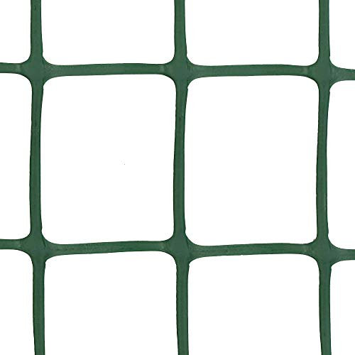 TENAX Malla Trepadora Corolla 0,50x30 m Verde, Red de Plástico para Soporte de Flores y Plantas Trepadoras, Ideal como Celosía para Soporte de Pared de Flores