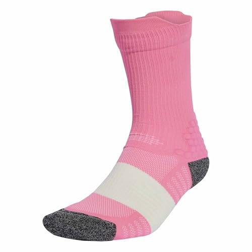 adidas Unisex - Adulto RUNxBOOST Sock 1PP, lucid pink/orbit grey, 10.5-12.5