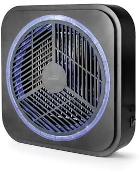 Lacor - 39132 - Matamosquitos eléctrico Limpo, ABS, 12W, Lámpara LED, 100 m2, Rejilla 2500V, Interior, Limpieza Automática