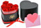 MAOOY 7 Infinity Rosen, Ewige Rose Geburtstagsgeschenke für Frauen,Konservierte Rose in Herzbox,Geschenke für Mutter zum Geburtstag,Valentinstag,Weihnachten,Jahrestag，Hochzeitstag，Rote Rose