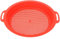 TOYANDONA Pantalla de plástico para playa, caja de arena, pala, concha, herramienta para niños, caja de arena, filtro de arena, colador de arena portátil, colador de arena de plástico rojo