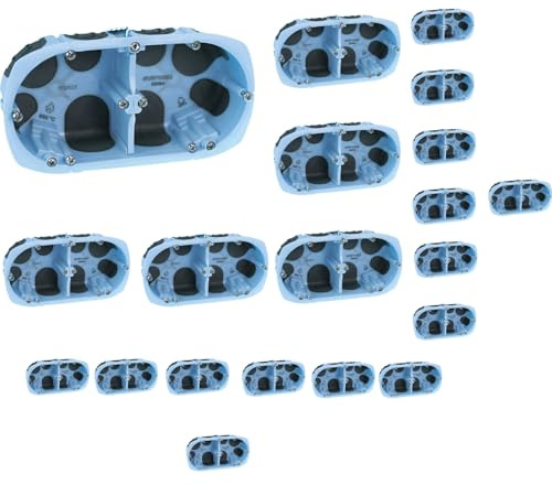 Lot de 20 boîtes d'Encastrement Double Air'Metic 67 P40