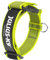 Julius-K9 100HA-K-NE-2015 Color & Gray Halsband mit Haltegriff, Sicherheitverschluss und Logo, 40 mm*38-53 cm, verstellbar, neon-grau
