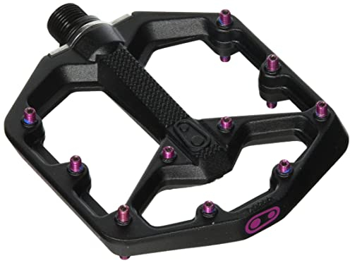 Crankbrothers Stamp 7 Mountainbike Pedale, Größe L, Schwarz/Rosa