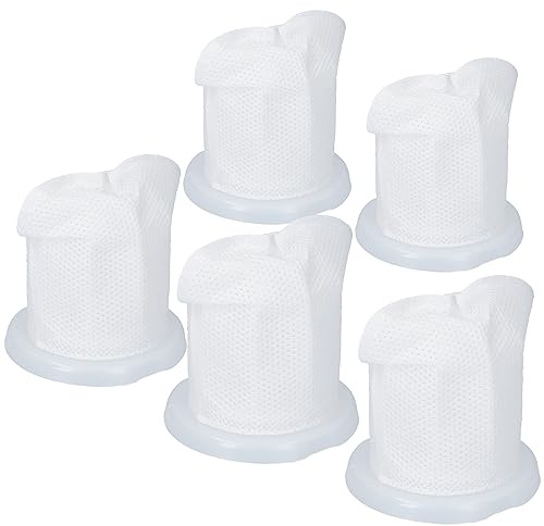 McFilter | 5 filtri per lo sporco adatti per Vorwerk Folletto VC100 Set di filtri per aspirapolvere senza filo VC100 VC 100 Aspirapolvere Filtro Ricambi Aspirapolvere a mano Unità filtro Accessori