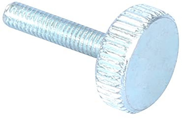 Uadme Tornillo De Mariposa, Tornillo De Cabeza Moleteada, 5 Piezas M3 Pernos De Cabeza Moleteada Plana De Acero Al Carbono Galvanizado Tornillos De Mariposa(M3*8)