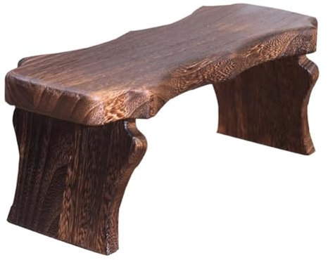 UPWONEC Massivholzmeditationshocker, Meditationshocker, Fußschemel Mit Niedrigem Stuhl, Heimschuhhocker, Sitzender Stuhl, Kann Für Meditation, Tee -Trinken, Gebet Verwendet Werden,A