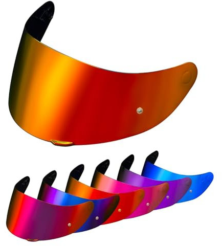 Visiera per casco K1s, Visiera per casco K1, Visiera tintata K3SV, Scudo facciale di sostituzione per i modelli K1, K1s, K3SV e K5,Rosso Profondo