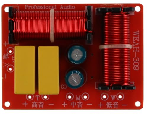 Enwye Divisor de frecuencia de 3 vías, 150 W, 309 Hz, para Sistema de Audio de Alta fidelidad de Cine en casa