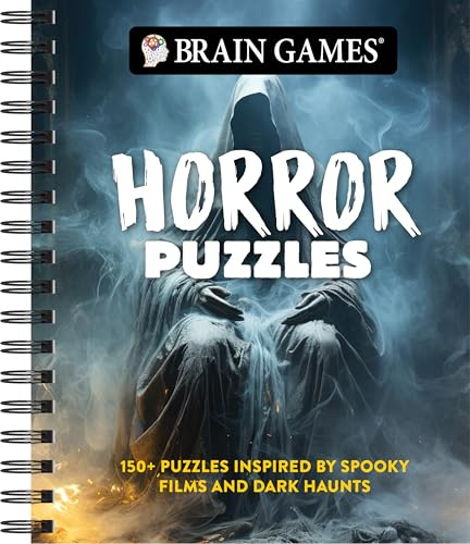 Brain Games - Horror Puzzles: 150+ Puzzles Inspired by Spooky Films and Dark Haunts