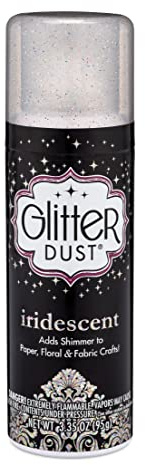 Glitter Dust Ultra Fine Glitter Spray, Iridescent