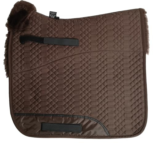 Engel Ridsport – sadelduk fyrkantig sadeldyna fårskinn – (Schabra 1) mocha/mocha Dressage