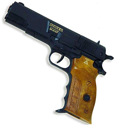 KarnevalsTeufel Pistole Polizei Agent Ranger Sondereinsatzkommando FBI SWAT Spielzeugpistole 8 Schuss (Power Man)