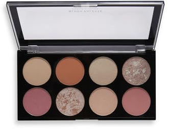 Makeup Revolution, Ultra, Palette de Fards à Joues, Golden desire, 8 Ombres, 12.8g
