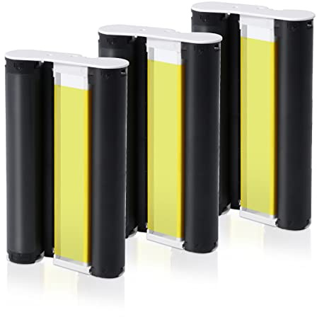 MarkField KP-108IN KP-36IN Tintenpatrone Drucker Kartusche, Kompatibel mit Canon Selphy CP1500 CP1300 CP1200 CP1000 CP910 CP900 CP810 Fotodrucker, 3 Patronen 100x 148mm (ohne Foto Papier)