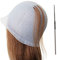 Punched Hole Silicone Highlight Hair Cap with Needle Professional Reusable Highlighting Poked Hole Caps with Hooks for Color Hair Salon Hairdressing Dyeing Staining Tools for Women Men