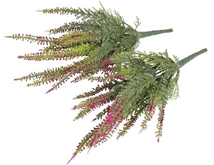 Botanic-Haus künstliche Erika/Erikabusch/Heidekraut mit 15 Stielen Farbe: Fuchsia (2Stück)