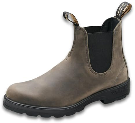Blundstone 2446 Unisex Classic Series Chelsea Boot for Men and Women with Shock Absorption and Premium Water Resistant Nubuck Leather, Clay, 8 US Men / 10 US Women / 7 AU