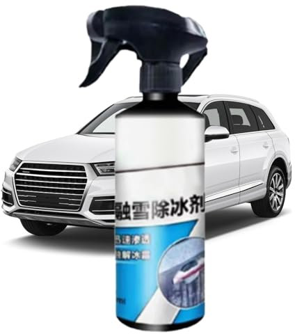Spray sbrinatore per Parabrezza | Spray antigelo Efficace per Parabrezza da 500 ml | Spray sbrinatore ad Azione Rapida, Forniture protettive per Auto per finestre, Parabrezza, Vetro