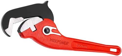 MaxPower Chiave per Tubi con RapidGrip CrV, Chiave Stillson da 350 mm, Giratubi con Apertura Massima 54 mm, Chiave per Tubo Uso con Una Sola Mano