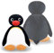 MAISEEN Pinguin Plush Tier, weiches Plush Tier süße Dekoration, Kinder Spielkamerad Kissen 13 Zoll