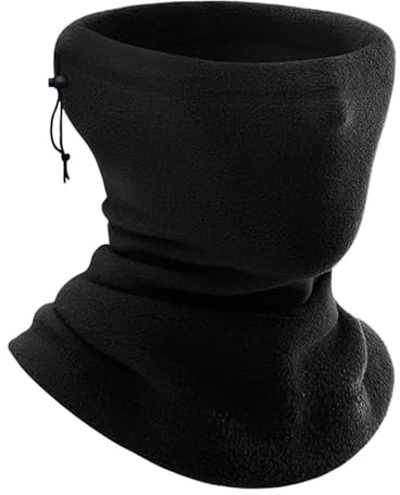 Cache-cou pour homme, cache-cou d'hiver - Chauffe-cou réglable en polaire élastique - Fournitures de réchauffement d'hiver confortables, guêtre de cou pour femmes, hommes, femmes et hommes