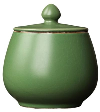 NEBE Lata De Té Latas de té, latas Selladas de cerámica, pequeñas latas de Almacenamiento de té for el hogar, Pueden Contener café en Polvo, té, azúcar, Sal, Etc. Bote De Cafe