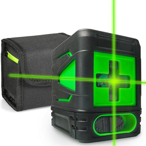 Laser Level 360 Self-Leveling Cross Lines for Horizontal and Vertical Cross Line for Construction (UK Company)