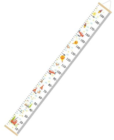 Väggdiagram för Längdmätning av Barn Mätsticka för Dekoration av Väggarna i | Höjdmätdiagram Passar För Pojkar Och Flickor I Lekrum, Sovrum Och