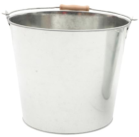 Yardenfun Secchio in Metallo Per Bruciare Rifiuti Per Bruciare Da Contenitore Per Cenere Secchio Per Carbone Da Stoccaggio in Per Barbecue e Pulizia Esterna