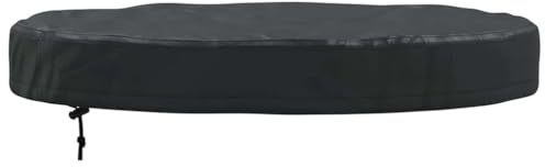vidaXL Copertura per Tavolo da Giardino - Protezione Mobili da Esterno, Impermeabile e Protettiva dai Raggi UV, Rotonda, Scudo per Terrazza, Avvolgente