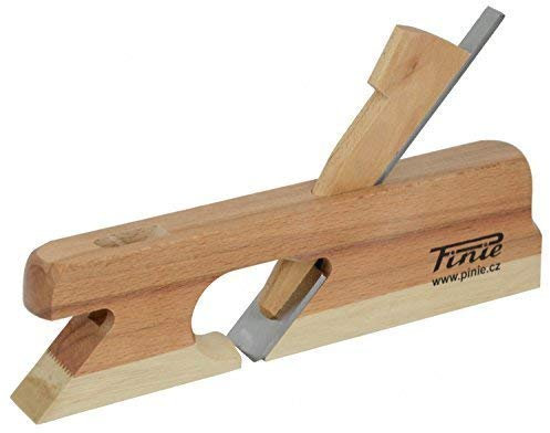 Hobel Simshobel doppelt mit Weißbuchen Sohle 27 mm breites PREMIUM Hobeleisen