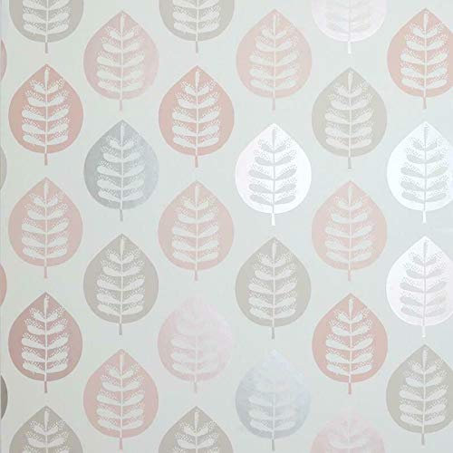 Arthouse Amira Leaf Blush Wallpaper