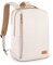 Nordace Siena - 15.6 Inch Laptop Backpack for Men & Women with USB Charging Port, Waterproof - Daily, Travel, Work, School, Beige, 19L, Travel Backpacks