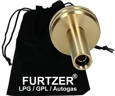 Furtzer LPG GPL - Adaptador para depósito de gas M16 con bolsa de tela