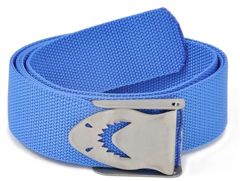 BEST DIVERS, Cintura Blu Fibbia Inox SQUALO