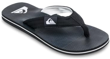 Quiksilver Sandalia Molokai Layback para hombre, color negro, talla 40 EU, Black Connect, 40 EU