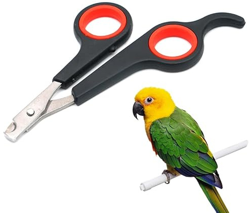 DEJIN Tagliaunghie per animali domestici, tagliaunghie per pappagallo, forbici per cani, gatti, uccelli, porcellini d'India, artigli animali zampa