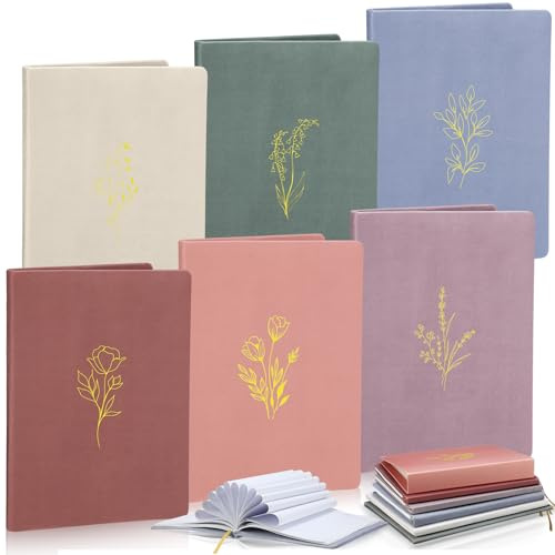 Humyoun 6 Pack Book Covers Stretchy Large Fabric Reusable Aesthetic Book Cover Protectors with Bookmarks for Paperbacks Hardcover up to 9 x 11 Inch Office Supplies(Without Words,Morandi)