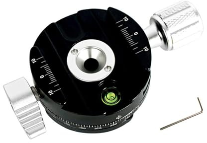 360 Panoramico Treppiede Testa Fotocamera Telefono Video Mount DSLR Monopiede Adattatore Morsetto a Sgancio Rapido Spara Piastra Testa Treppiede Rotante