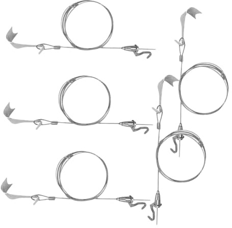 TOBBOMEY 5 juegos Kit de Colgar Cuadros Ajustable con Cuerda Trenzada y Ganchos Resistentes Sistema de Riel para Colgar Fotos Casa Oficina y Galería Soporte Seguro y Flexible para Cable de