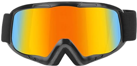 Whoasyst Lunettes de ski anti-buée pour adolescents - Coupe-vent - Anti-buée - Pour garçons et filles