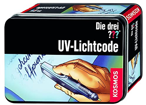 Die drei ??? UV-Lichtcode von KOSMOS, Detektivspielzeug, Detektiv Ausrüstung, Detektiv Set, Mitbringsel Kindergeburtstag, Geschenk für Kinder ab 8 - 12 Jahre