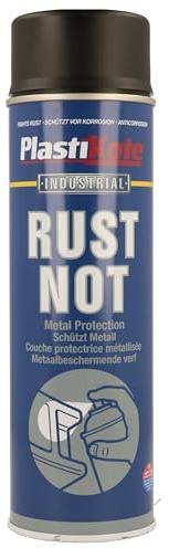 Plasti-kote 783 500ml Rust Not Gloss - Black