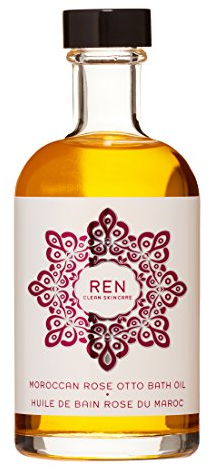 REN Moroccan Rose Otto Bath Oil, Badeöl, 110 ml