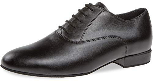 Diamant Hombres Zapatos de Baile 180-075-028 - Cuero Negro - 2 cm Standard [UK 11]